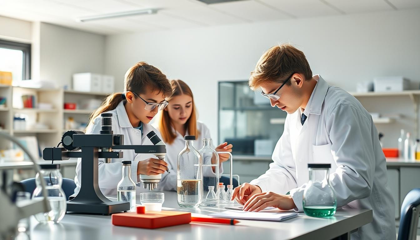 Student preparing for exams with study materials